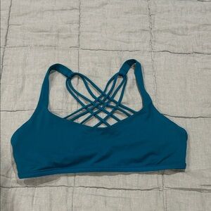 lululemon athletica Strappy Blue Sports Bra size 8